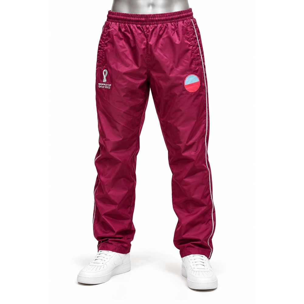 New FIFA World Cup Qatar 2022 Poland Track Pants Mens Large Burgundy Windbreaker